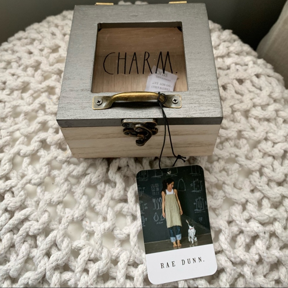 Rae Dunn Charm jewelry box/storage box